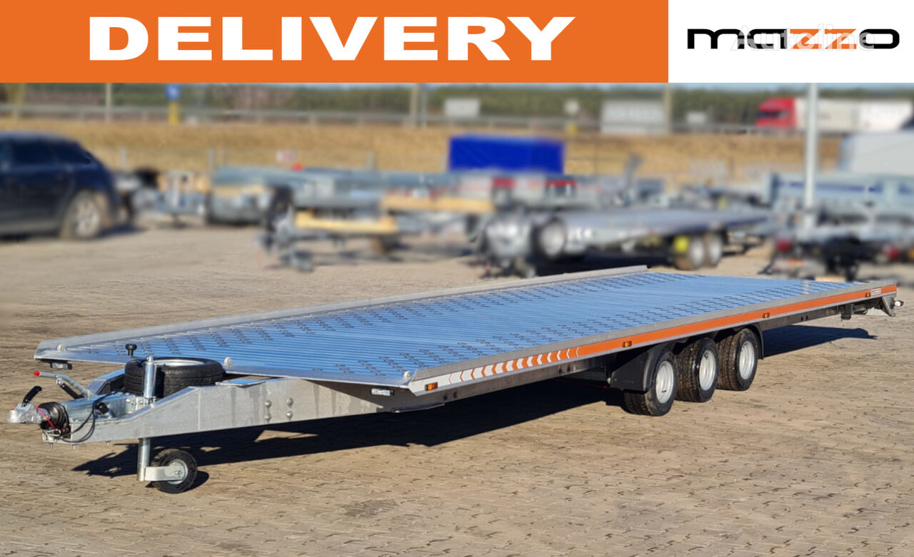 new G852135 845x210cm Alu trailer ONLY 840kg! Two cars car transporter trailer