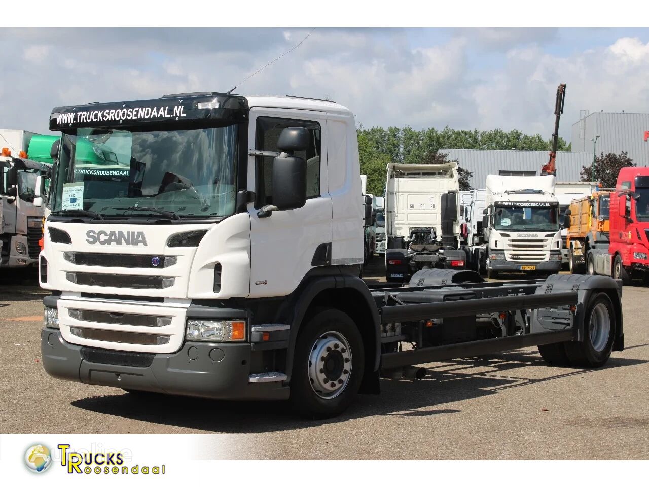 Scania P250 + EURO 6 chassis truck