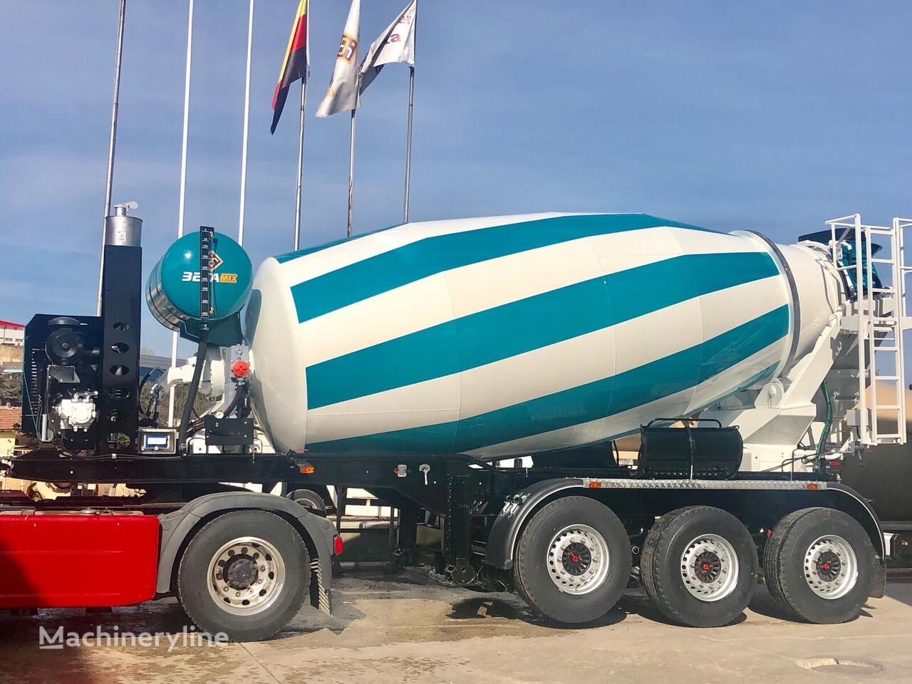 new Betamix 12 M3 concrete mixer semi-trailer