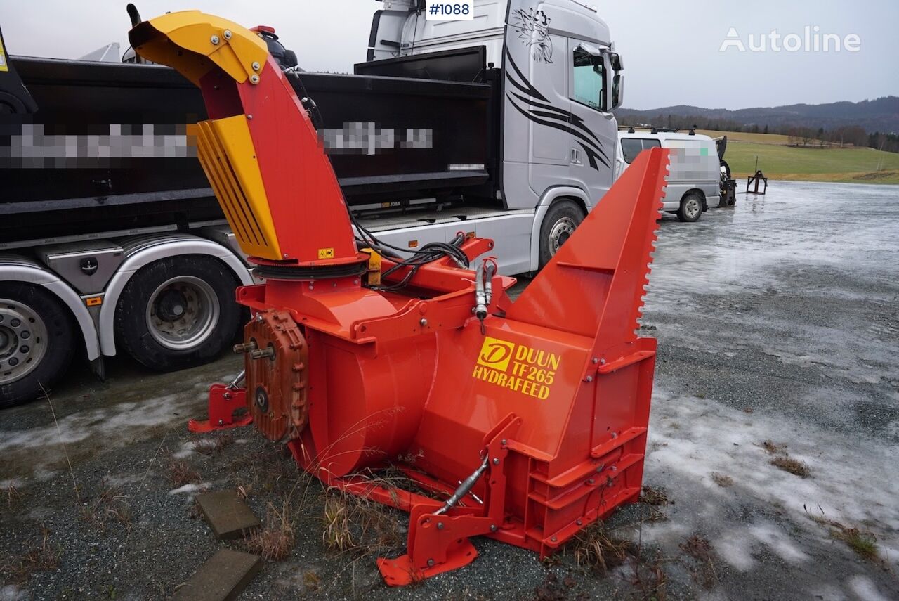 Duun TF265 mounted snow blower