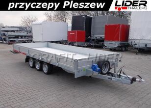 new Temared TM-185 przyczepa 507x211x30cm, Carplatform 5121/3S, 3 os flatbed trailer