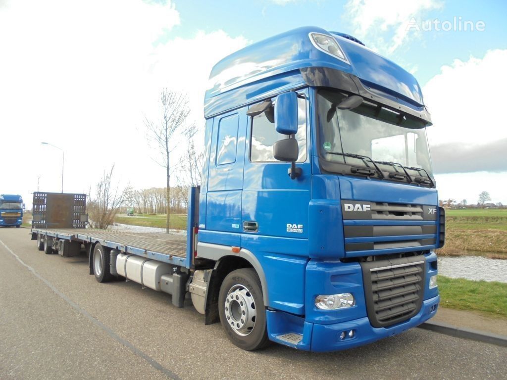 DAF XF105.460 SSC ATE flatbed truck