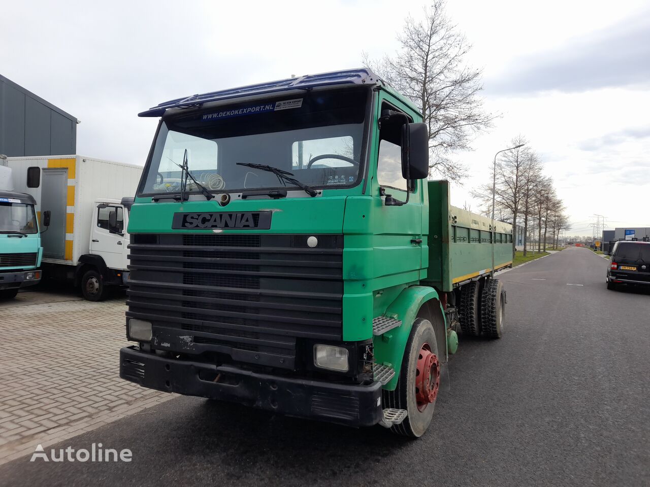 Scania 112  flatbed truck