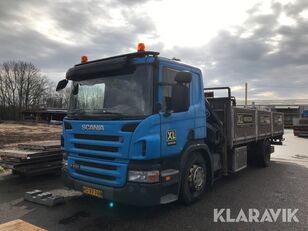 Scania P230 flatbed truck