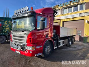 Scania P360 flatbed truck