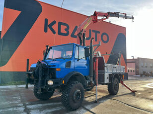 Unimog U 1750 L 4x4 PK105B+BASKET / WINCH / PLATFORM L=2941 mm flatbed truck