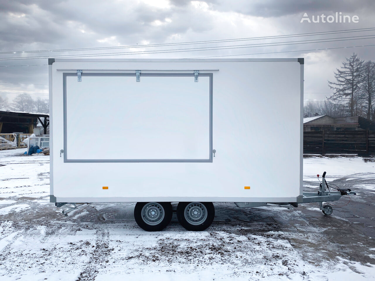 new Alkoro ALH240P Commercial 4m Trailer Double Axle food trailer