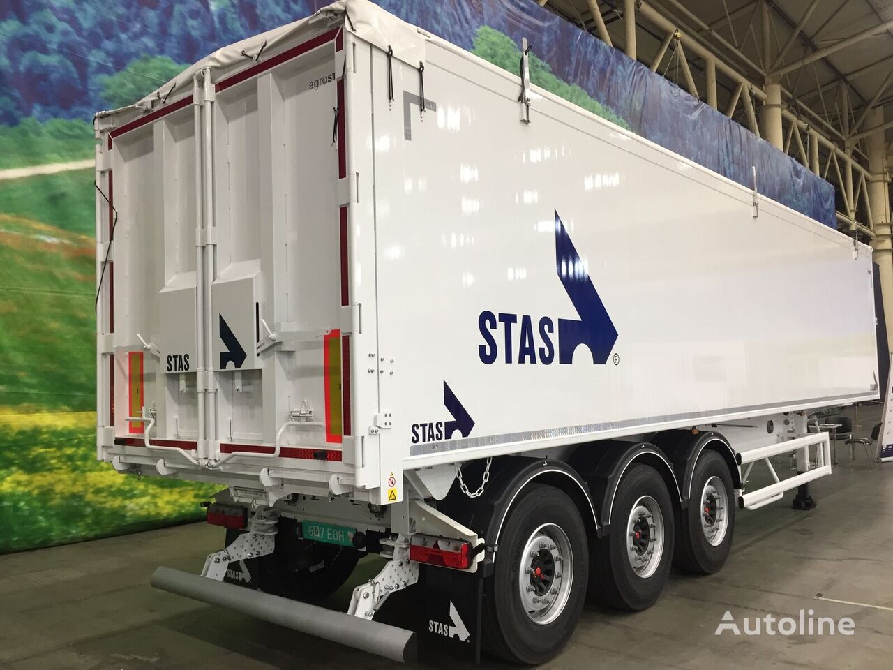 new Stas AgroStar grain semi-trailer