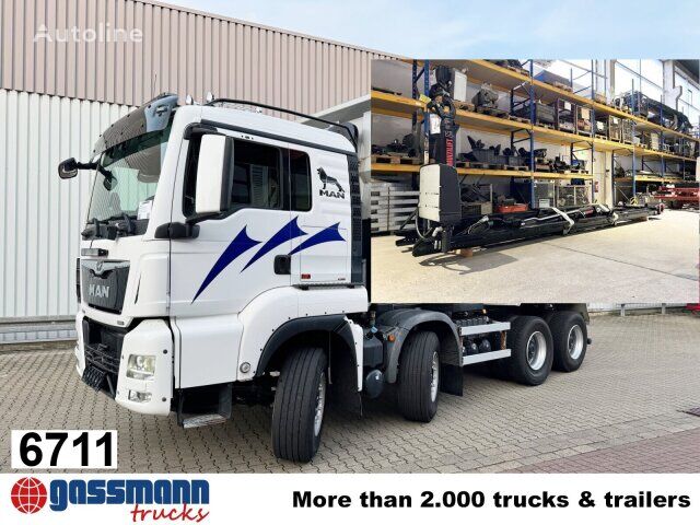MAN TGS 35.500 8X4 BB, Intarder hook lift truck