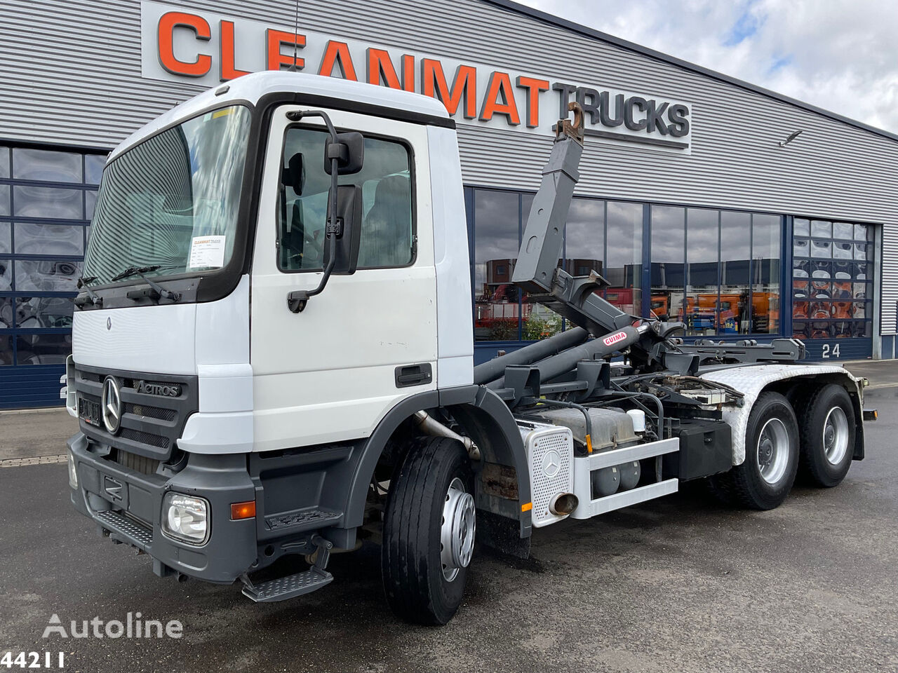 Mercedes-Benz Actros 2636 6x4 Marrel 22 Ton haakarmsysteem Manual hook lift truck