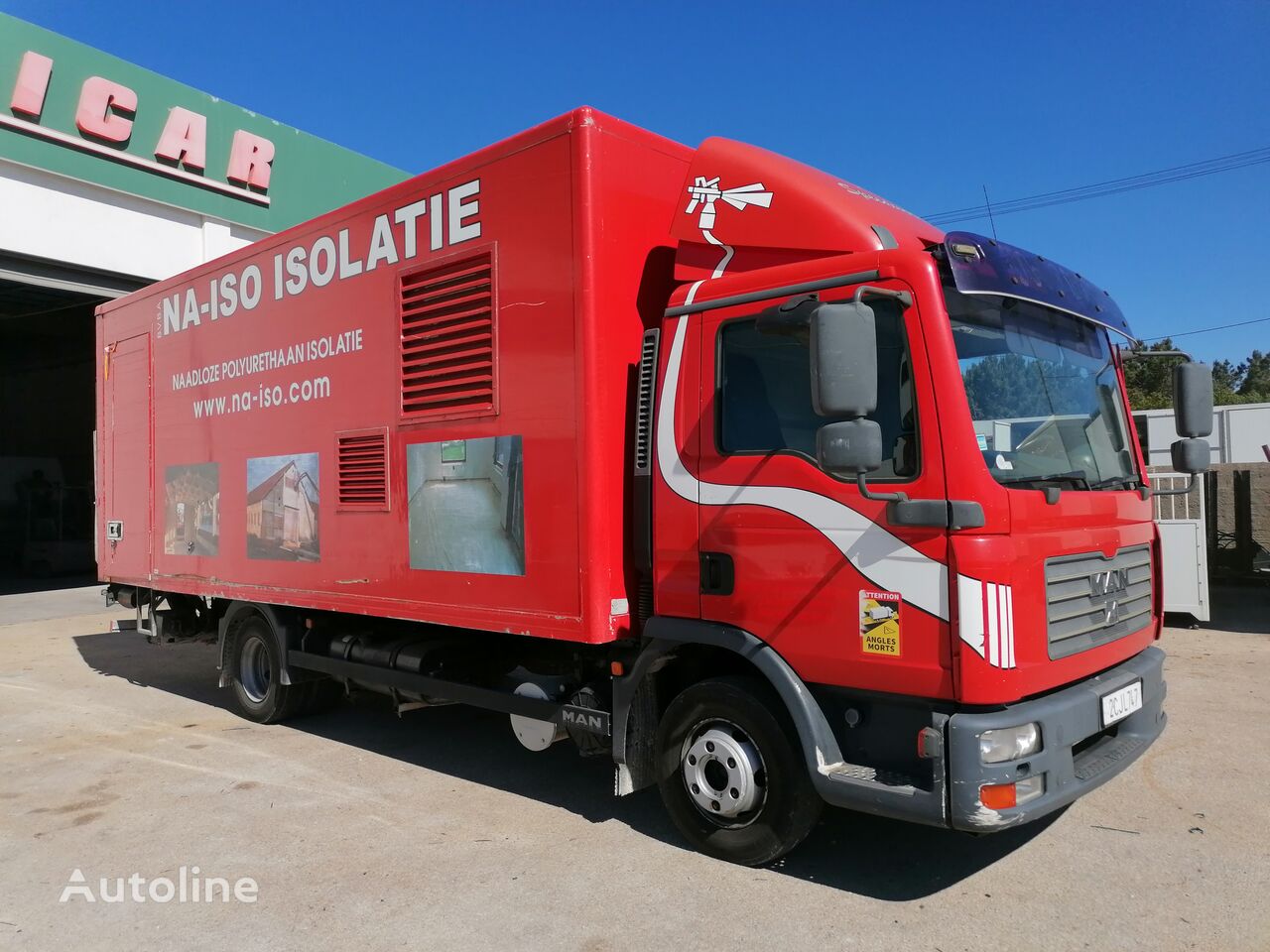 MAN TGL 12.210 isothermal truck