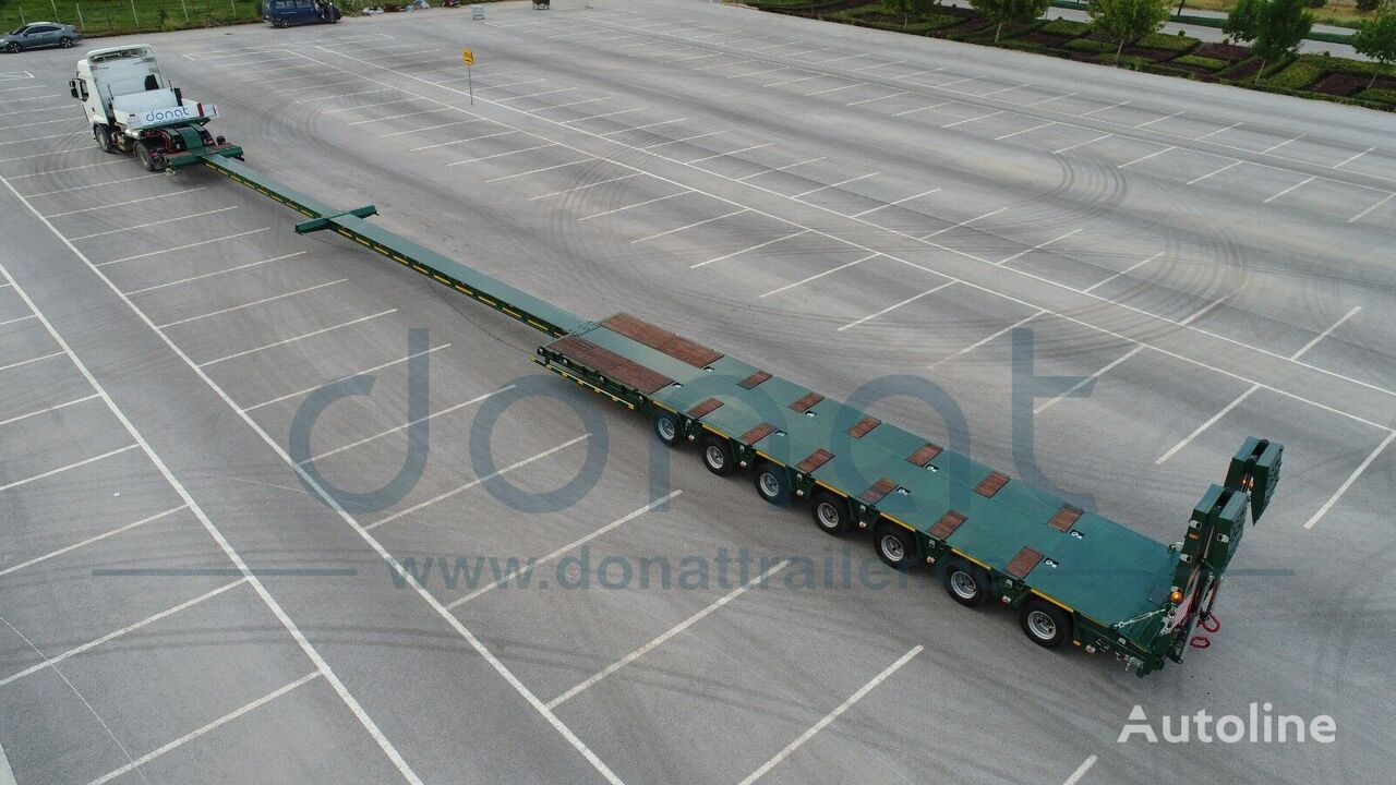 new Donat gidravlicheskiy nizkoramnyy tral s teleskopicheskim udline low bed semi-trailer
