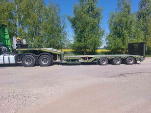 Nooteboom OSD-43-03L /NO RUST/ BPW STEERING AXELS / HYDRAULIC RAMPS / PERF low bed semi-trailer