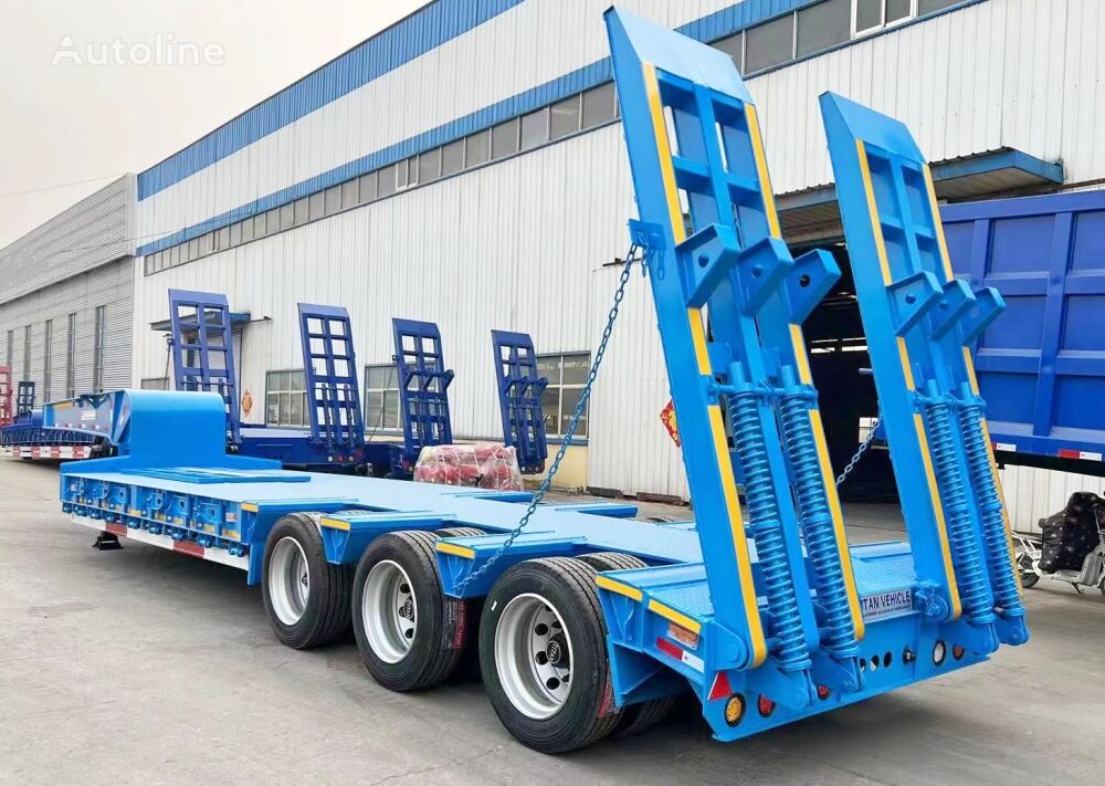new Titan 3 Axle Low Bed Semi Trailer 60 Tons in Stock - S low bed semi-trailer