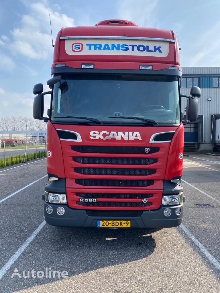 Scania R580 6x2 King of the road refrigerated truck + refrigerated trailer