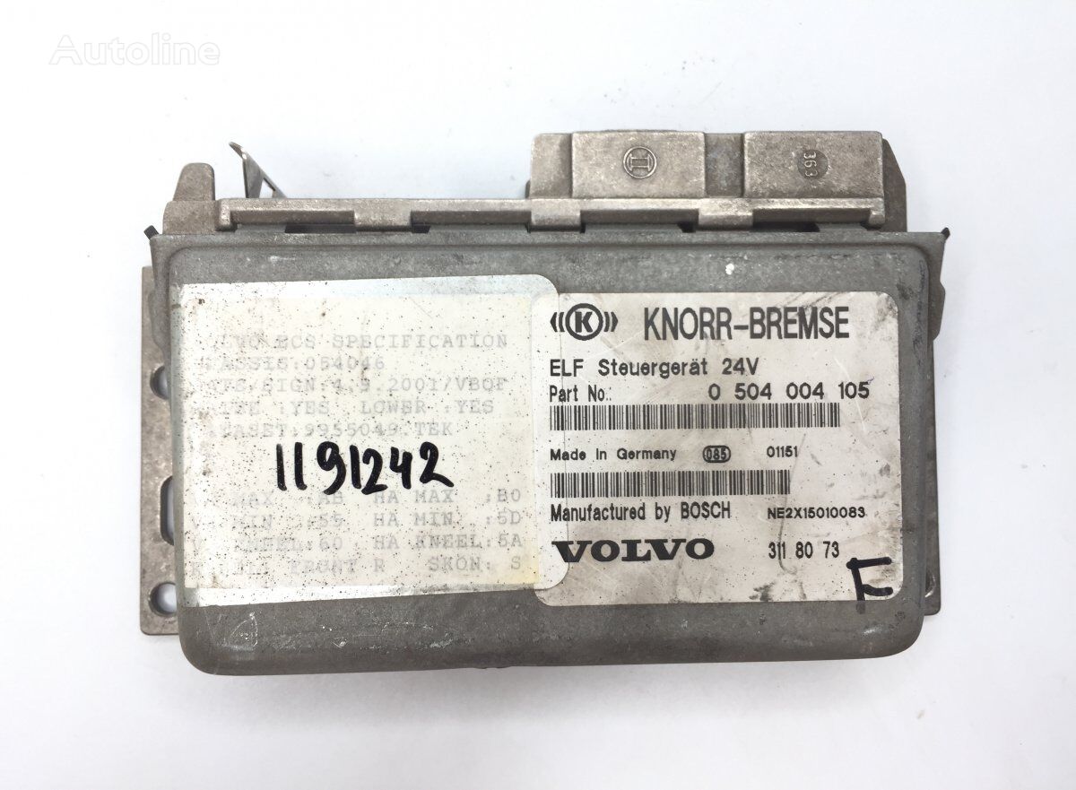 Knorr-Bremse B10M (01.78-12.03) 3118073 control unit for Volvo B6, B7, B9, B10, B12 bus (1978-2011)