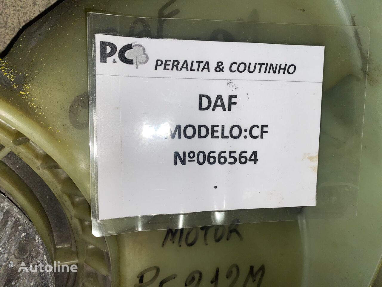 DAF CF75 Ventilador com Núcleo Daf CF75 1308285 cooling fan for DAF truck