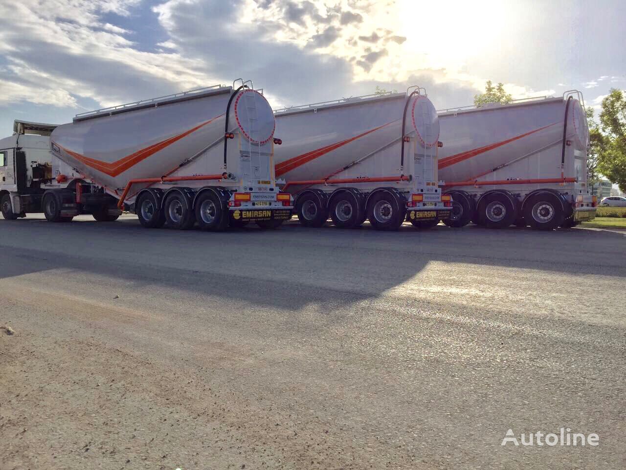 new Emirsan 2023 I Cement Trailer From Manufacturer , Direct from Factory cement tank trailer