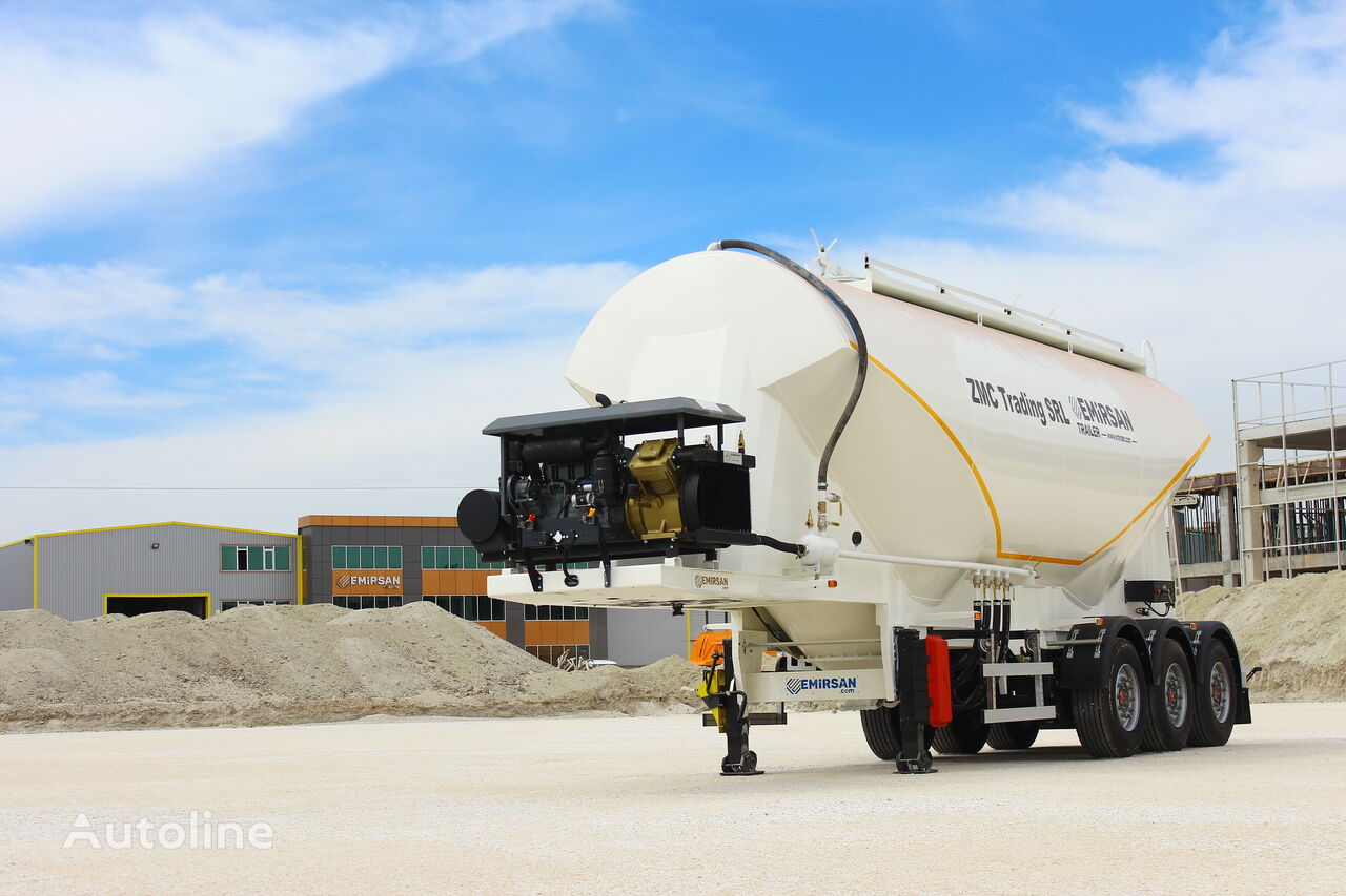 new Emirsan 2024 W Type Cement Tanker Trailer from Factory  cement tank trailer