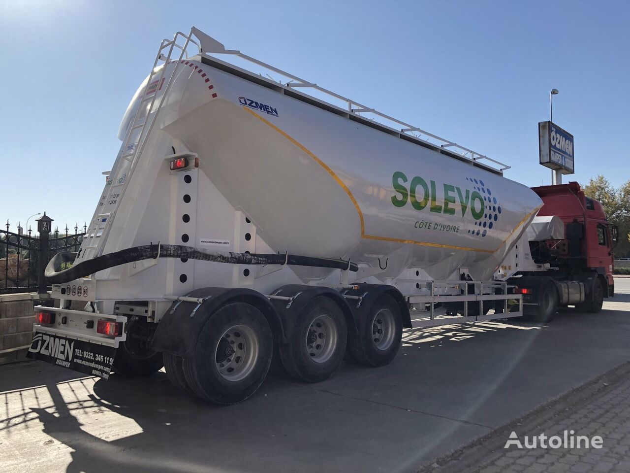 new Özmen Damper MILLENIUM  cement tank trailer
