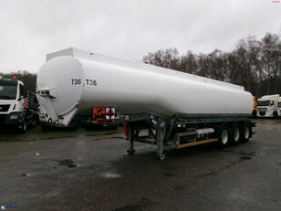 Crane Fruehauf Fuel tank alu 39 m3 / 1 comp + pump fuel tank semi-trailer