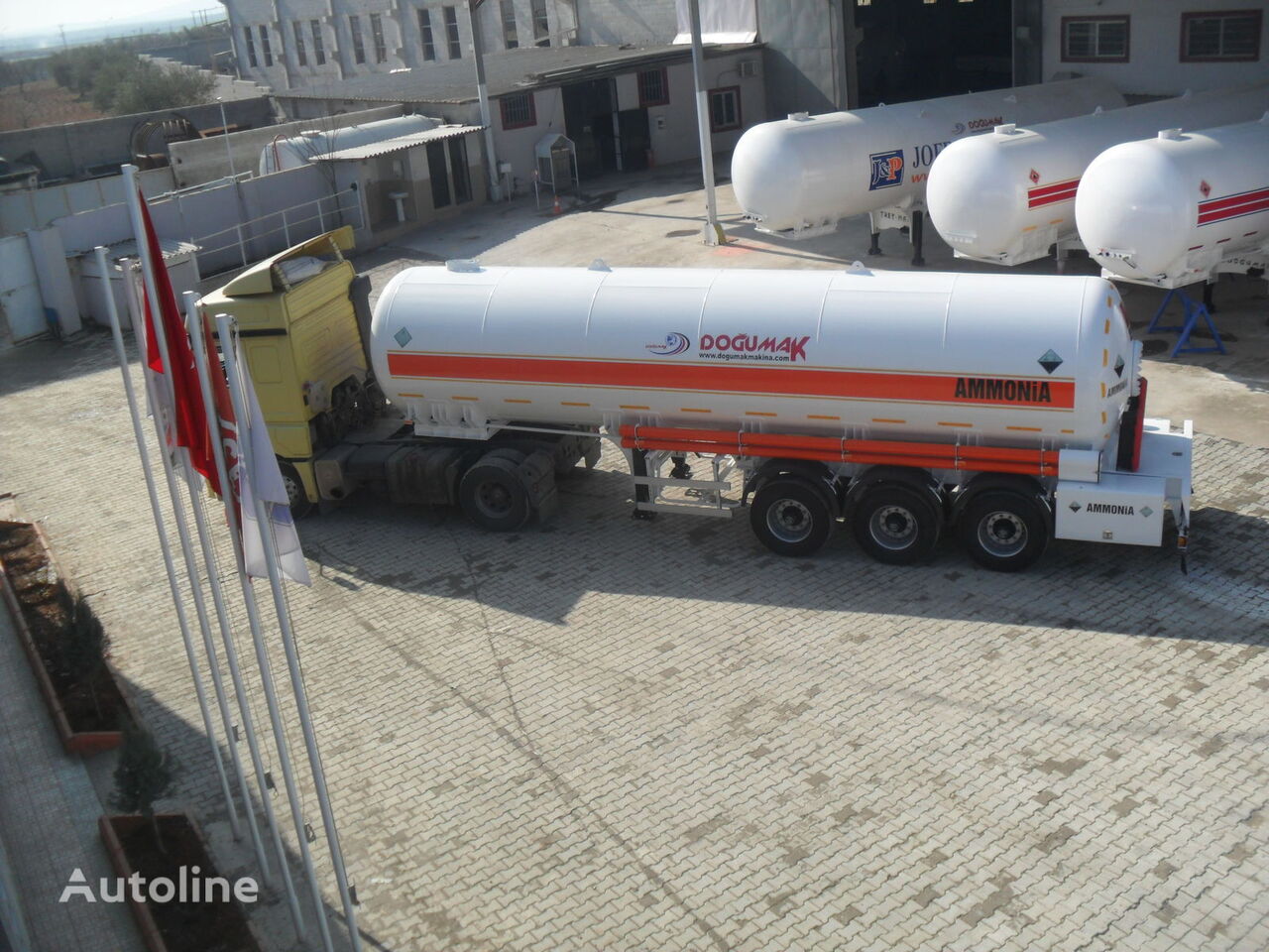 new Doğumak FOR ANHYDROUS AMMONIA TRANSPORTATION gas tank trailer