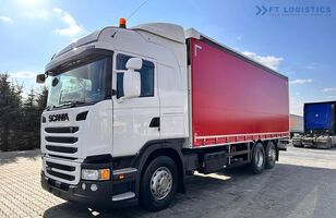 Scania G450 / Nowa plandeka / Winda / Ładowność 14650 kg / TOP 1! tilt truck