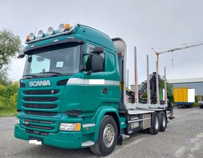 Scania R450 Holz Kran 6x4 Loglift F96S 79 timber truck