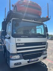 DAF CF 75 360 car transporter + car transporter trailer
