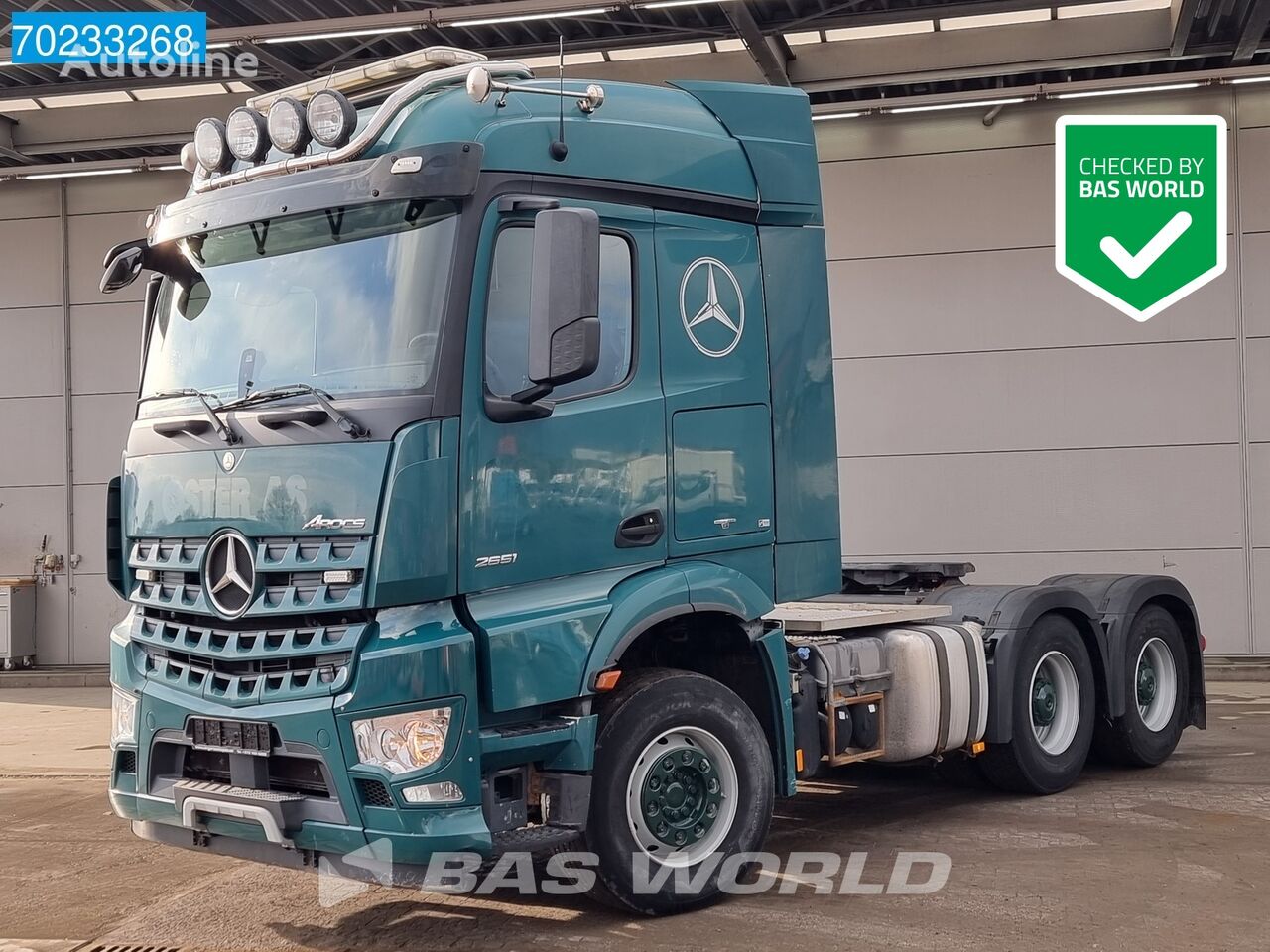 Mercedes-Benz Arocs 2651 6X4 Stream Space 2 xTank Big-Axle Hydrauliek Retarder truck tractor